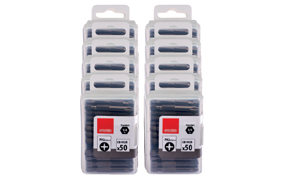 Ceta Form 500 Parça 1/4'' Yıldız Bits Uç (Toptan Paketi) CB/492 (PH2 x 50 mm) - CB/492BD