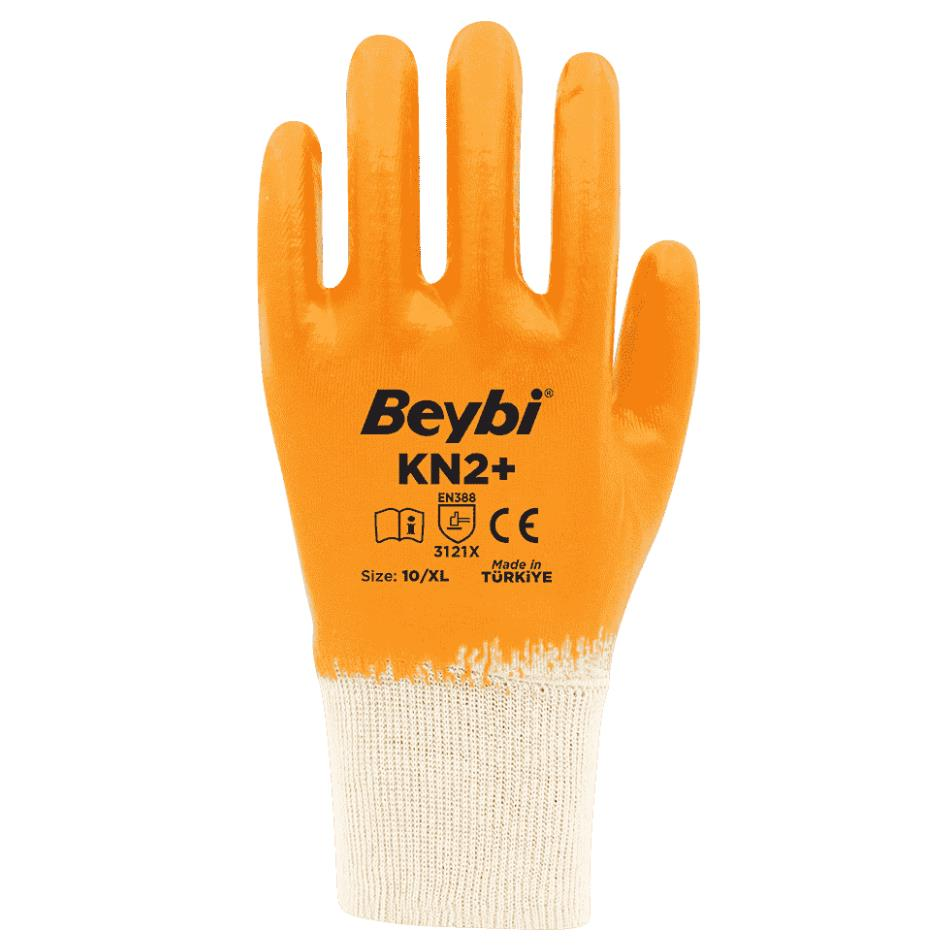 Beybi Nitril Pamuk KN2+ No: 10 - Sarı/Beyaz