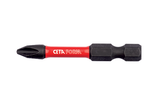 Ceta Form 1/4'' Yıldız Bits Uç (Darbeli Kullanım) PH2 x 50 mm - CB/492TM