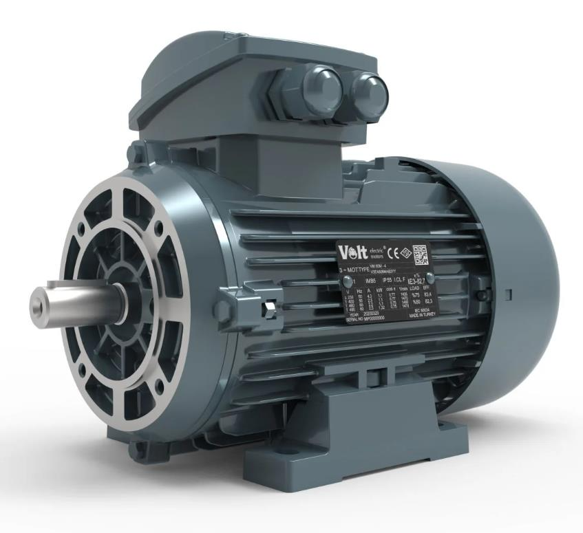 VOLT ELEK. MOT. 3 KW 4P 1500 D/D MON S+DD IE2 100 YY B34