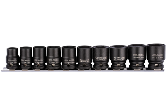 Ceta Form 10 Parça 3/8'' 6 Köşe Havalı Lokma Anahtar Takımı - C52R-RH10