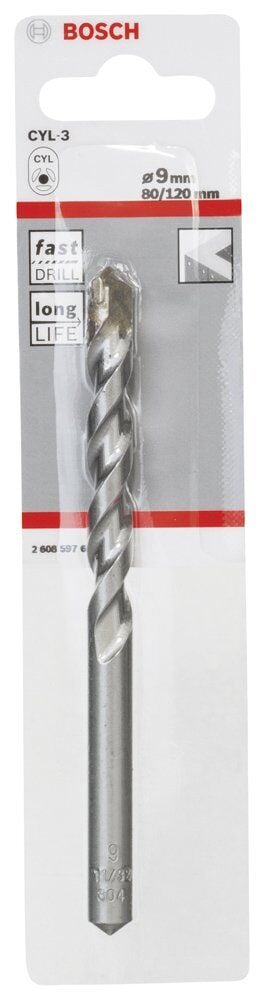 Bosch - cyl-3 Serisi, Beton Matkap Ucu 9*120 mm