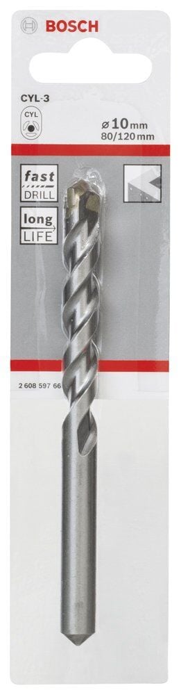 Bosch - cyl-3 Serisi, Beton Matkap Ucu 10*120 mm
