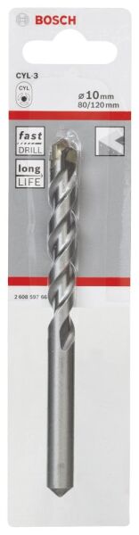 Bosch - cyl-3 Serisi, Beton Matkap Ucu 10*120 mm