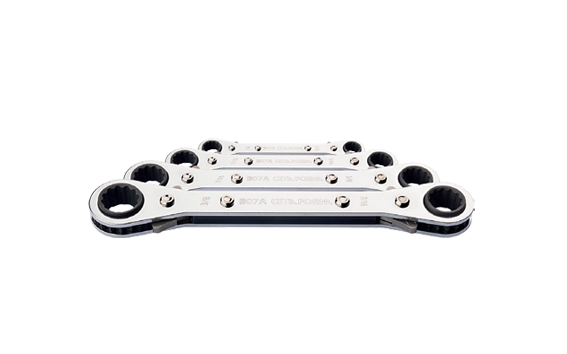 Ceta Form 4 Parça Cırcırlı Yıldız Anahtar Takımı (Düz) (SAE) - B07A-B04