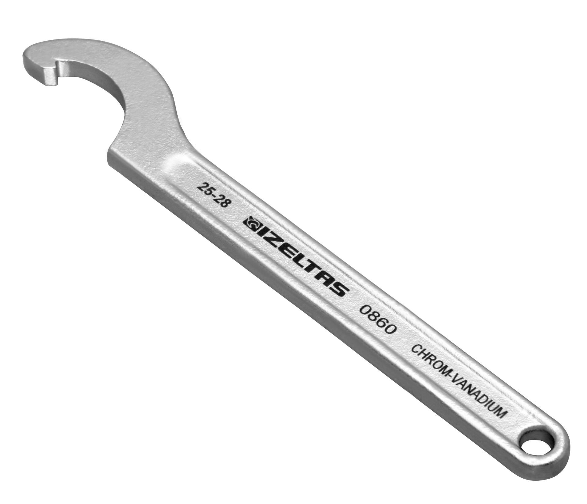 İzeltaş Kanca Anahtar - Dörtgen Uçlu 25/28 mm - 0860052528