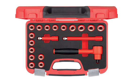 Ceta Form 19 Parça 3/8'' 1000V 6 Köşe Lokma Takımı - GC10-19PH2