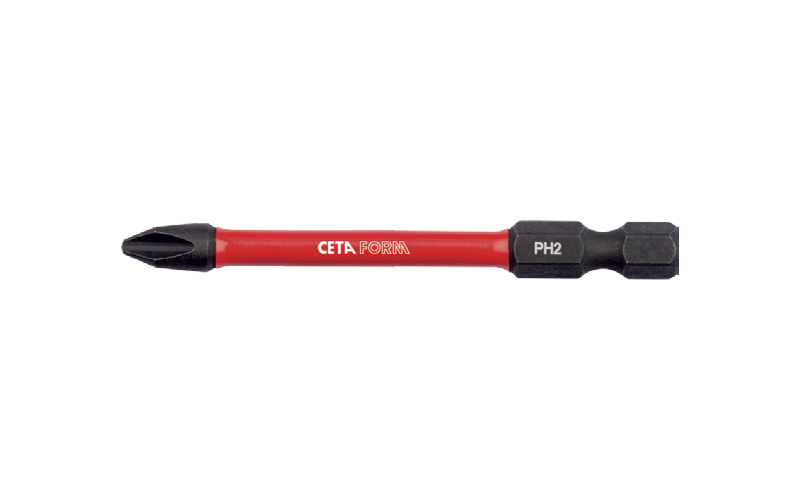 Ceta Form 1/4'' Yıldız Bits Uç (Darbeli Kullanım) PH2 x 70 mm - CB/702TM
