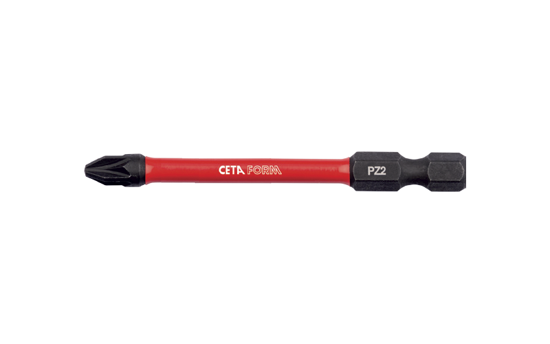 Ceta Form 1/4'' Pozidriv Bits Uç (Darbeli Kullanım) PZ2 x 70 mm - CB/712TM