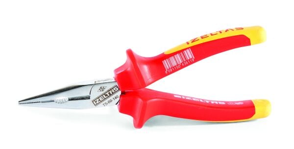 İzeltaş 1000V İzoleli Elektrikçi Kargaburun Düz Uçlu 160 mm - 3220136160