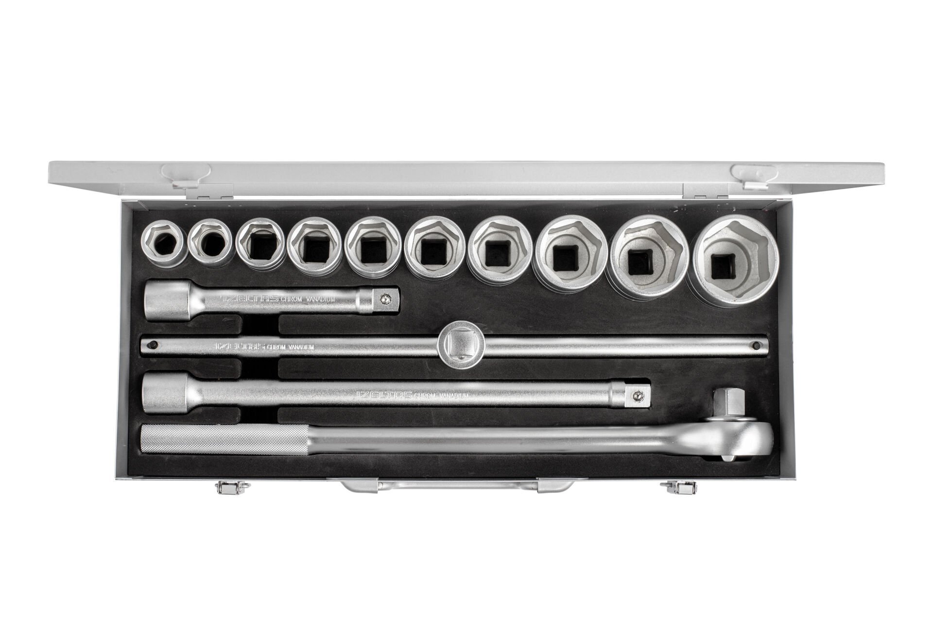 İzeltaş 3/4'' 14 Lü Ağır Tip Altı Köşe Lokma Anahtar Takımı 1119006114