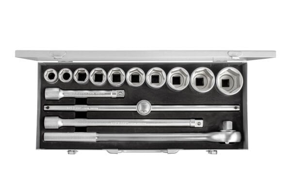 İzeltaş 3/4'' 14 Lü Ağır Tip Altı Köşe Lokma Anahtar Takımı 1119006114