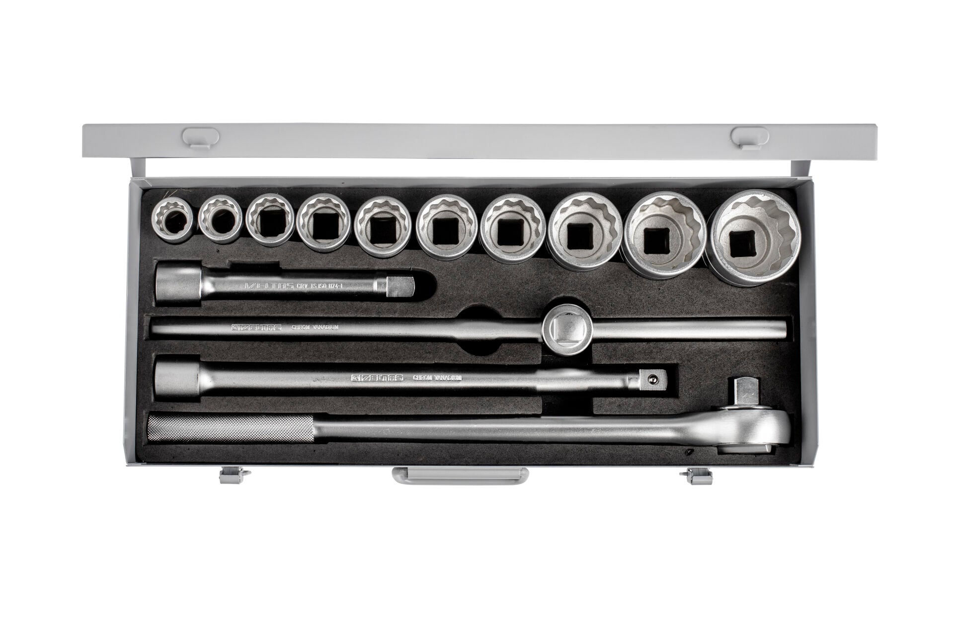 İzeltaş 14 Parça 3/4'' On İki Köşe Lokma Anahtar Takımı - 1120006014