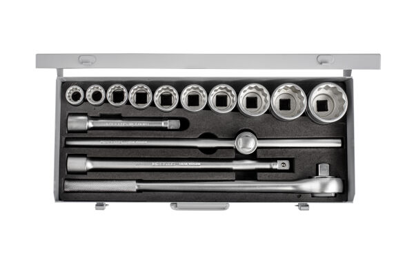 İzeltaş 14 Parça 3/4'' On İki Köşe Lokma Anahtar Takımı - 1120006014