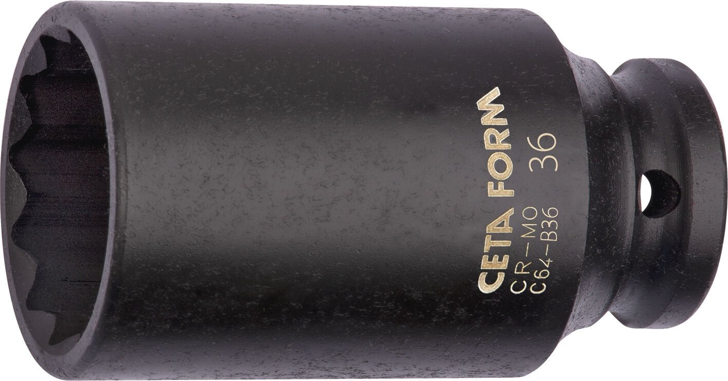 Ceta Form 1/2'' 12 Köşe Yıldız Derin Havalı Lokma Anahtar 32 mm - C64-B32