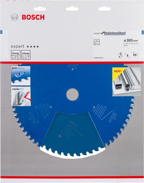 Bosch - Expert Serisi Paslanmaz Çelik için Daire Testere Bıçağı 305*25,4 mm 60 Diş