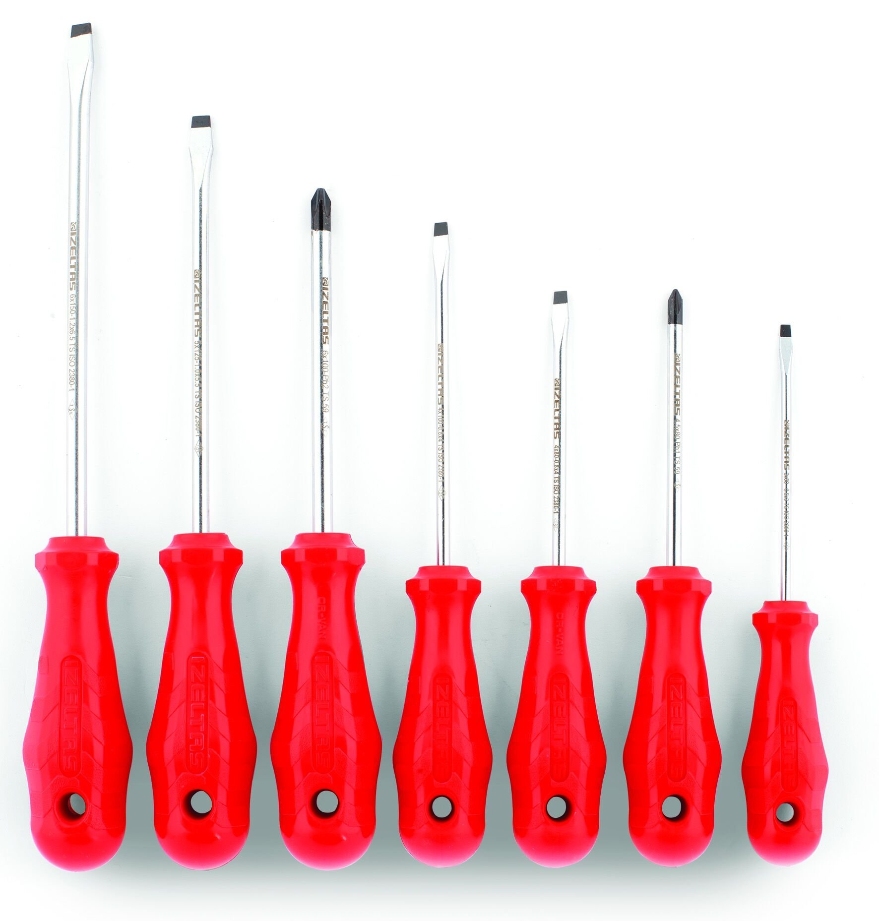 İzeltaş 7 Parça Opak Seri Tornavida Seti - 4300008107