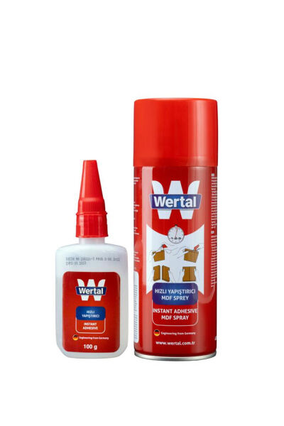 Wertal MDF Kit Yapıştırıcı (100 gr + 400 ml Aktivatör)