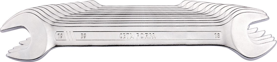 Ceta Form 6 Parça Çatal İki Ağız Anahtar Takımı - Karton Kutulu  - B09-B06
