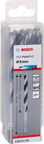 Bosch Hss-Poınttec 8.0 Mm 10Lu Paket 2608577248