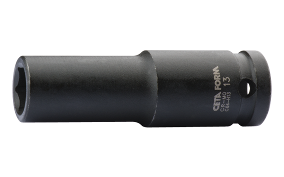 Ceta Form 1/2'' 6 Köşe Derin Havalı Lokma Anahtar 13 mm - C64-H13