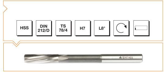 Makina Takım HSS DIN 212 Silindirik Saplı Makina Raybası 5 mm