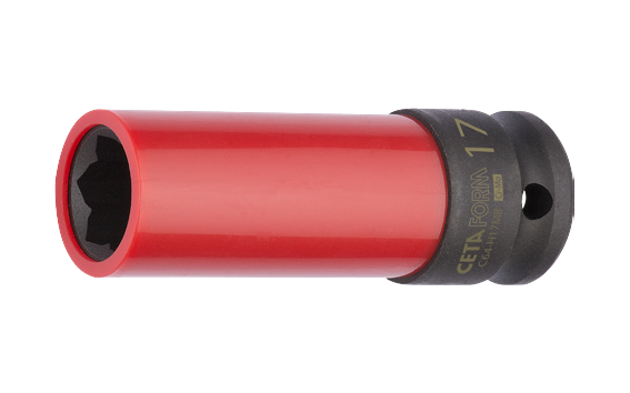 Ceta Form 1/2'' Bijon Lokma Anahtarı (Mercedes S-Class - Plastik Korumalı) 17 mm - C64-H17MB