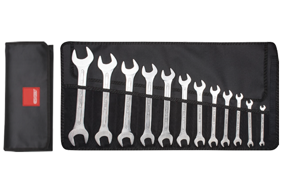 Ceta Form 8 Parça Çatal İki Ağız Anahtar Takımı - Bez Çantalı - B09-R08