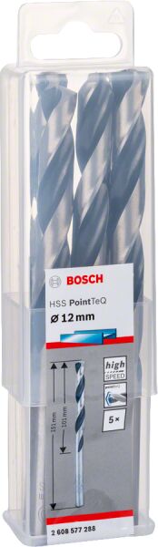 Bosch Hss-Poınttec 12.0 Mm 5Lı Paket 2608577288
