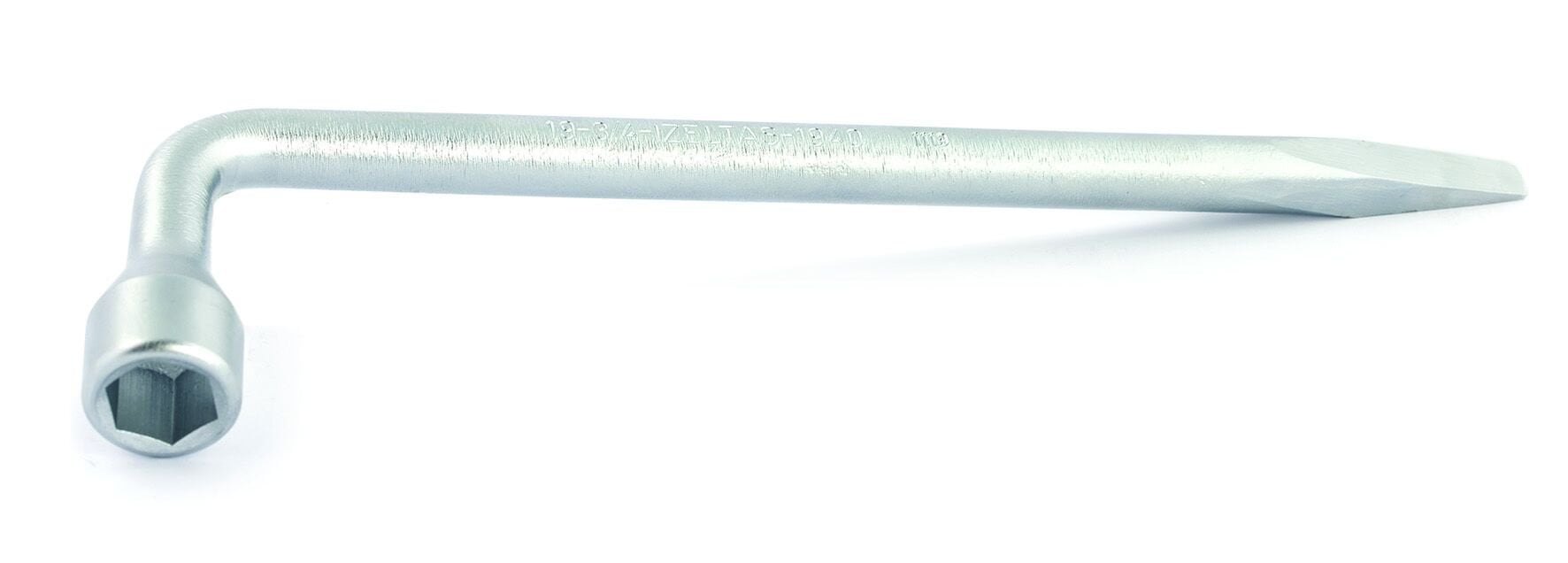 İzeltaş 19 mm - 3/4'' Bijon Anahtarı Pipo Tipi (Tornavida Ağızlı) - 1940090019