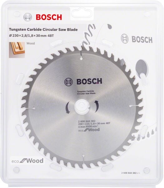 Bosch - Optiline Eco Serisi Ahşap için Daire Testere Bıçağı 230*30 48 Diş