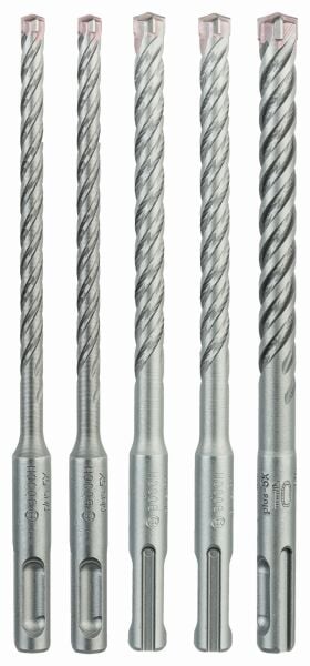 Bosch - SDS plus-5X Serisi Kırıcı Delici Matkap Ucu 5 Parça Set (6,6,8,8,10 x 160 mm)