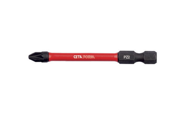 Ceta Form 1/4'' Pozidriv Bits Uç (Darbeli Kullanım) PZ2 x 90 mm - CB/912TM
