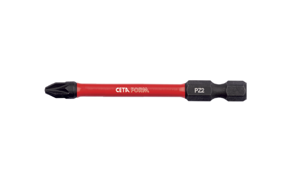Ceta Form 1/4'' Pozidriv Bits Uç (Darbeli Kullanım) PZ2 x 90 mm - CB/912TM