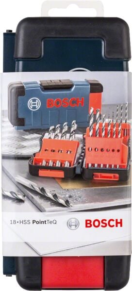 Bosch Hss-Poıntteq Metal Matkap Uç Set 18Parça 2608577350