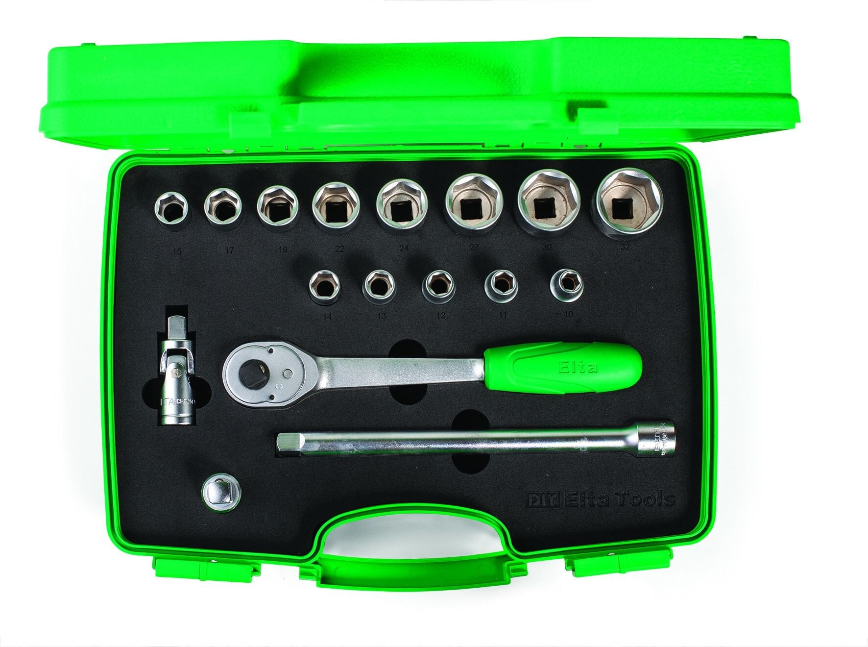 Elta Altı Köşe Lokma Anahtar Takımı U Kolsuz 17'li - 1115002017