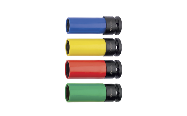 Ceta Form 1/2'' Havalı Bijon Lokma Anahtarı (Plastik Korumalı - Mavi) 17 mm - C64W-H17