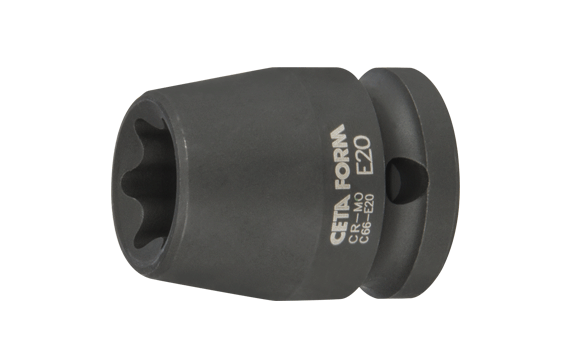 Ceta Form 1/2'' Dış Torx Havalı Lokma Anahtar E10 - C66-E10