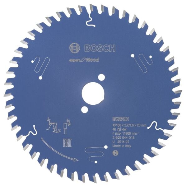 Bosch - Expert Serisi Ahşap için Daire Testere Bıçağı 160*20 mm 48 Diş