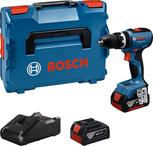 Bosch Professional GSR 18V-65 Akülü Delme Vidalama Makinesi (2 x 5.0 Ah Akü) - 06019N3003