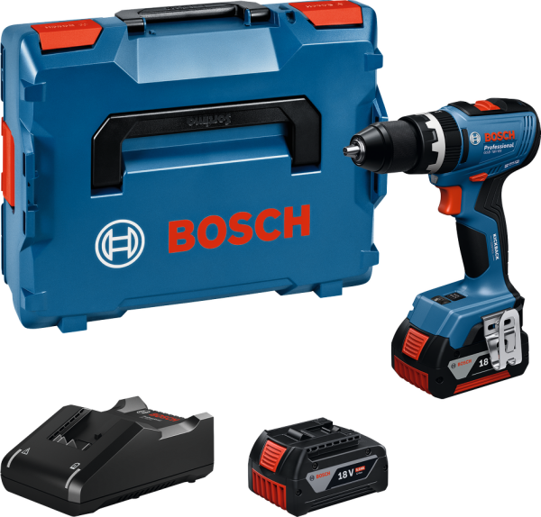 Bosch Professional GSR 18V-65 Akülü Delme Vidalama Makinesi (2 x 5.0 Ah Akü) - 06019N3003