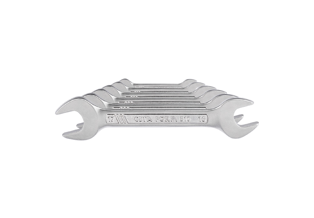 Ceta Form 8 Parça Çatal İki Ağız Anahtar Takımı (Kısa Tip) - Karton Kutulu  - B10-B08