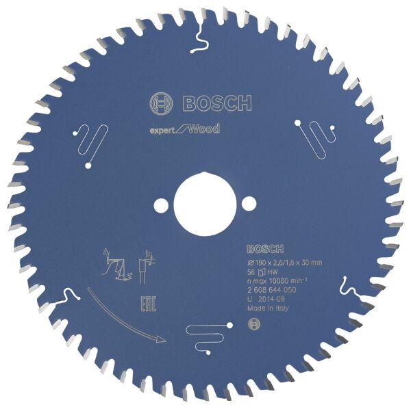Bosch - Expert Serisi Ahşap için Daire Testere Bıçağı 190*30 mm 56 Diş