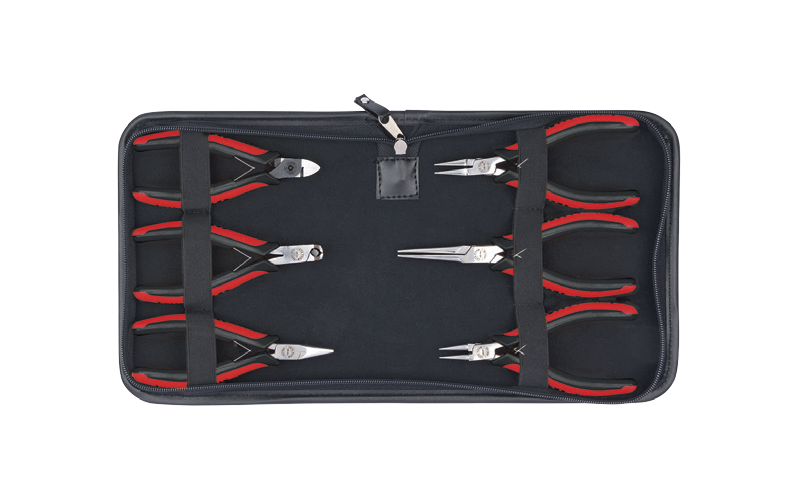 Ceta Form 6 Parça C-TRONIC Comfort Elektronikçi Pense Takımı (Deri Çantalı) - H20-W06