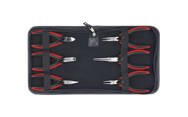 Ceta Form 6 Parça C-TRONIC Comfort Elektronikçi Pense Takımı (Deri Çantalı) - H20-W06