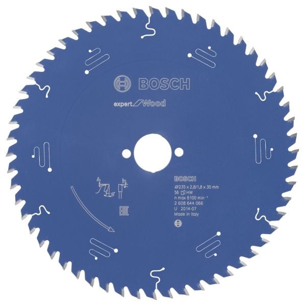 Bosch - Expert Serisi Ahşap için Daire Testere Bıçağı 235*30 mm 56 Diş