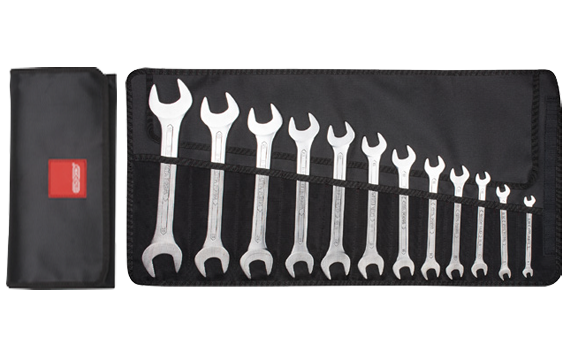 Ceta Form 8 Parça Çatal İki Ağız Anahtar Takımı (Kısa Tip) - Bez Çantalı - B10-R08