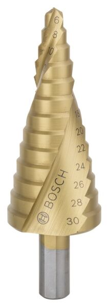 Bosch Hss-Tın 13 Kademelı Matkap Ucu 6-30 Mm 2608587430