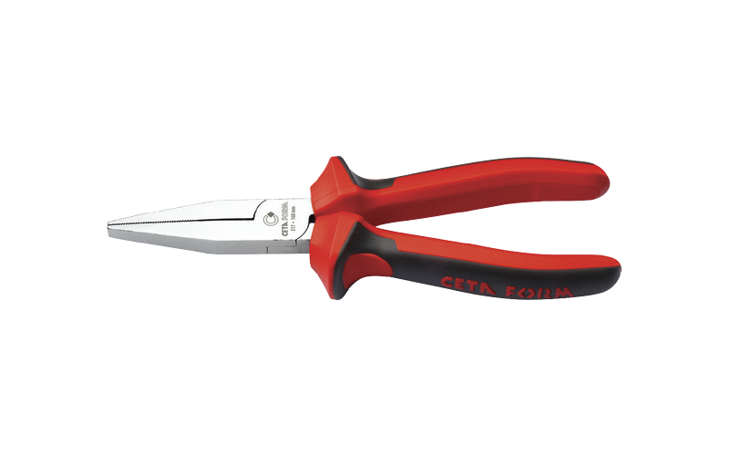 Ceta Form Yassı Kargaburun (Parlak Krom/DuoTech Sap) 160 mm - E17-11-0160