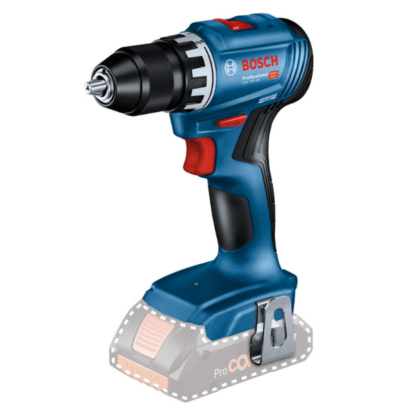Bosch Professional 18V İkili Makine Seti: GSR 18V-45 + GBH 18V-22 + 45 Parça Vidalama Ucu Seti + 3 Parça SDS Plus-5 Kırıcı Delici Ucu Seti (2 x 4.0 Ah, GAL 18V-40, Kanvas Çanta) - 0615V0003D
